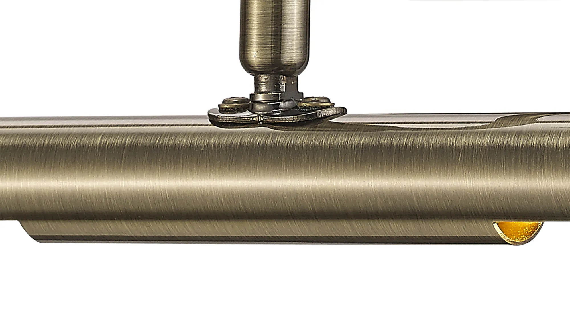 Abacus Wall/Picture Light 35cm Switched 2 Light Antique Brass D0129  Deco Abacus Antique Brass